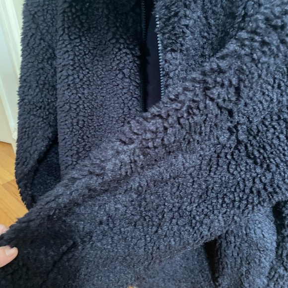 Uniqlo NWT Teddy Fleece Navy zip-up Jacket - Picture 12 of 13